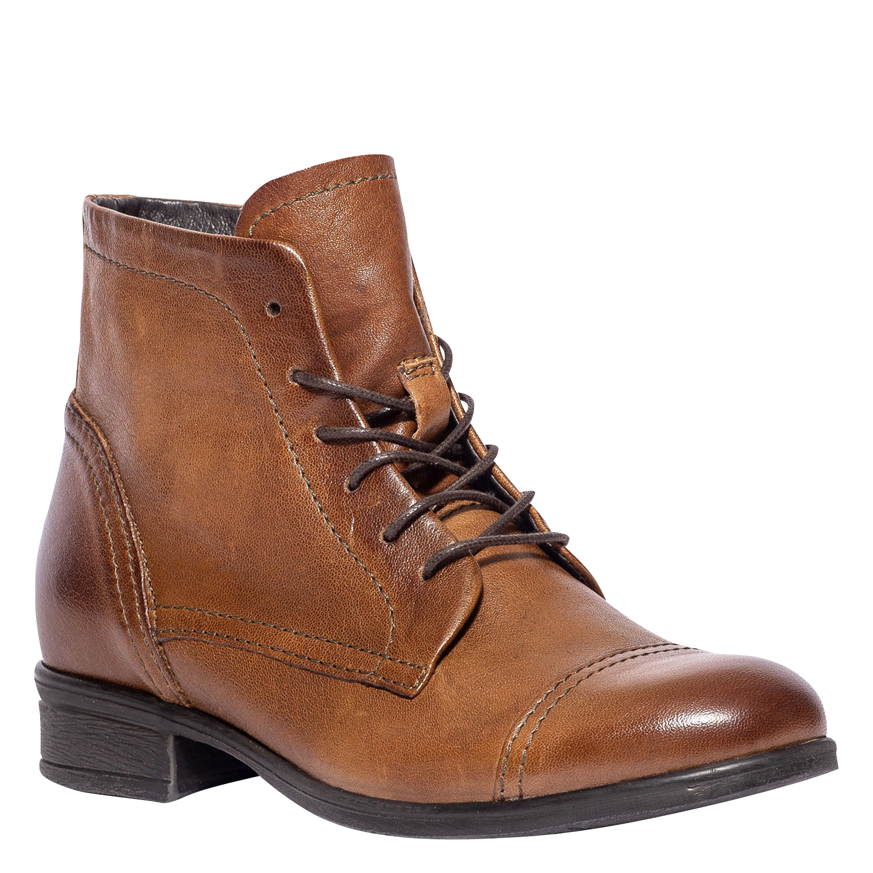 TIAGO - Boots en cuir | Marron