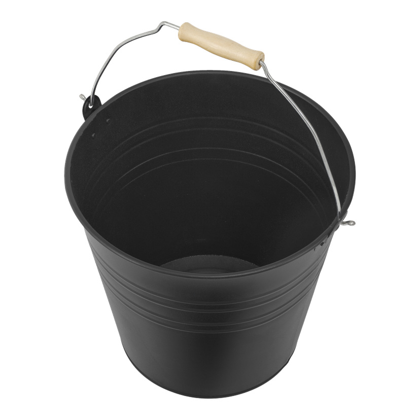 Bøtte med trehåndtak 13 L