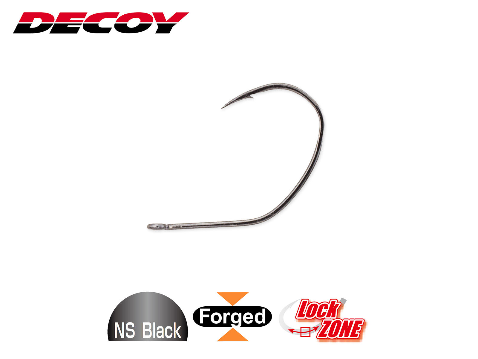 Worm24 Body Hook Slim - Gr. 8(DECOY)