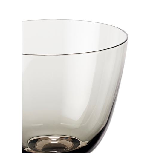 Holmegaard Flow Glas På Fod, Smoke, 35 cl