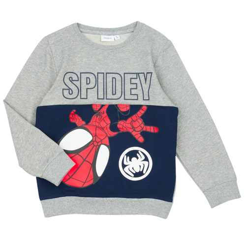 Name it - NMMJUBI SPIDEY SWEAT UNB MAR - Gris