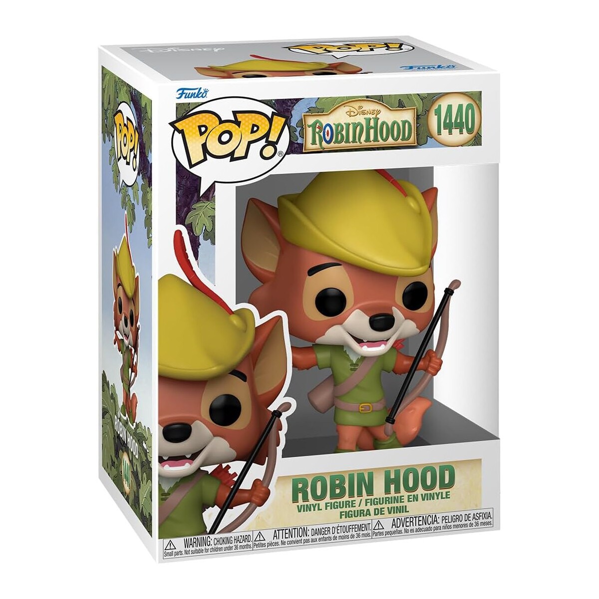 Funko Pop! - Disney Robin Hood 6er Set (Bruder Tuck, Marian, Robin, König John, Sheriff von Nottingham, Little John)