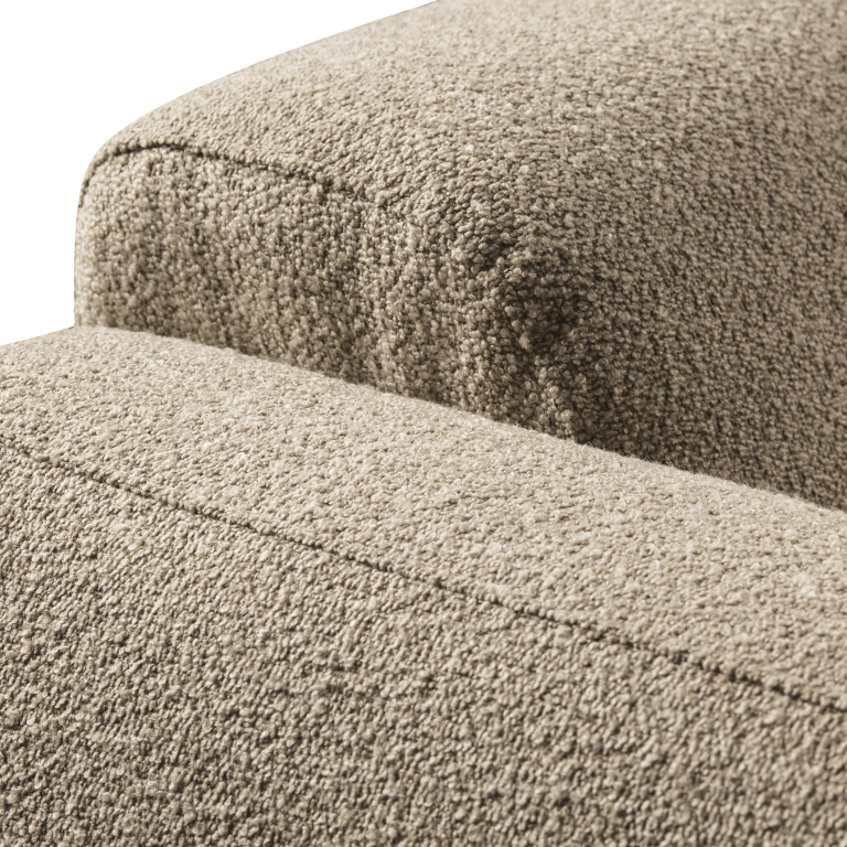 POLSPOTTEN Teddy 2-zits bank beige
