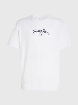 Camiseta com logo e modelagem relaxada