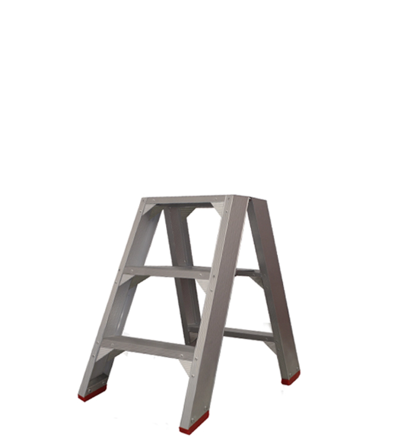 Little Jumbo 4741000203 SuperPRO Dubbele trap - Aluminium - 2 x 3 treden - max. werkhoogte 2.70 m.
