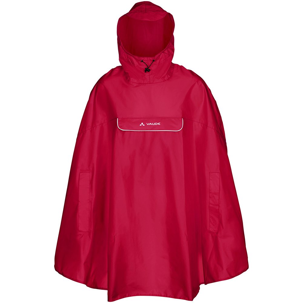 VAUDE Valdipino Poncho rot
