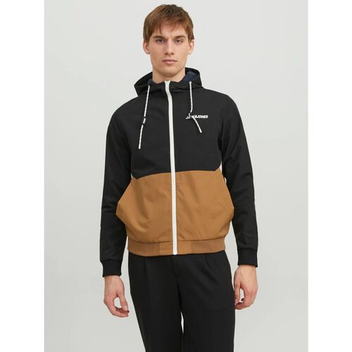 Jack & Jones - 12200208 RUSH-BLACK OTTER WHITE Negro