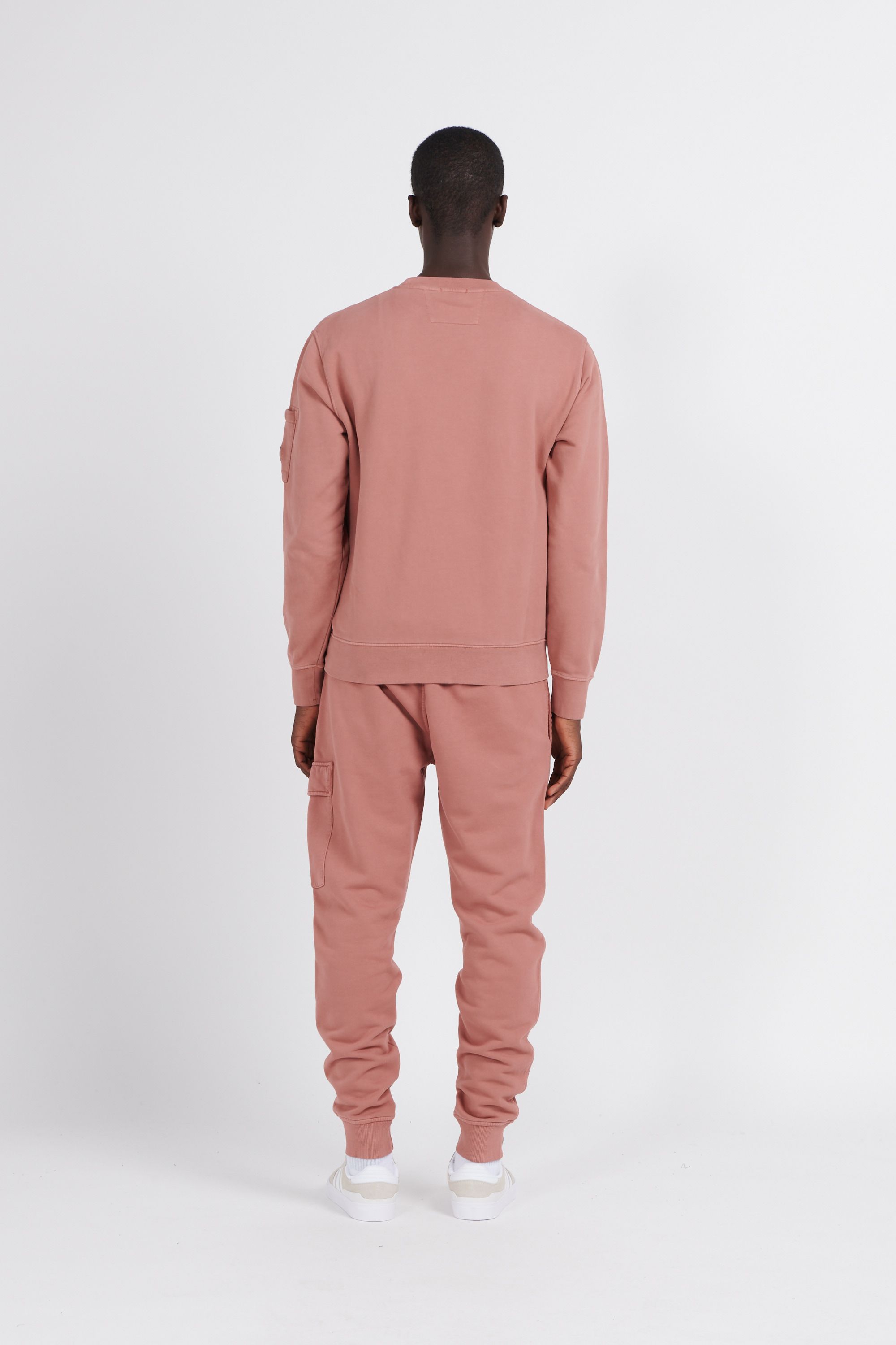C.P. COMPANY Sweatshirt DIAGONAL RAISED FLEECE LENS SWEATSHIRT Vert