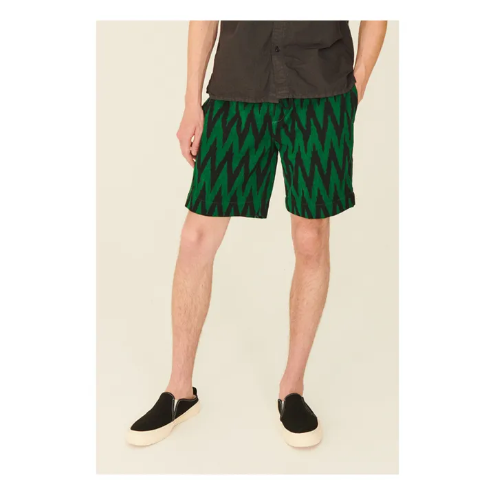 YMC Short Jay Imprimé | Vert