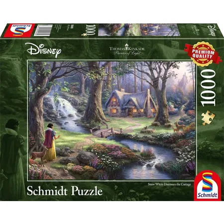 Schmidt Spiele Puzzle - Thomas Kinkade, Disney Schneewittchen, 1.000 Teile