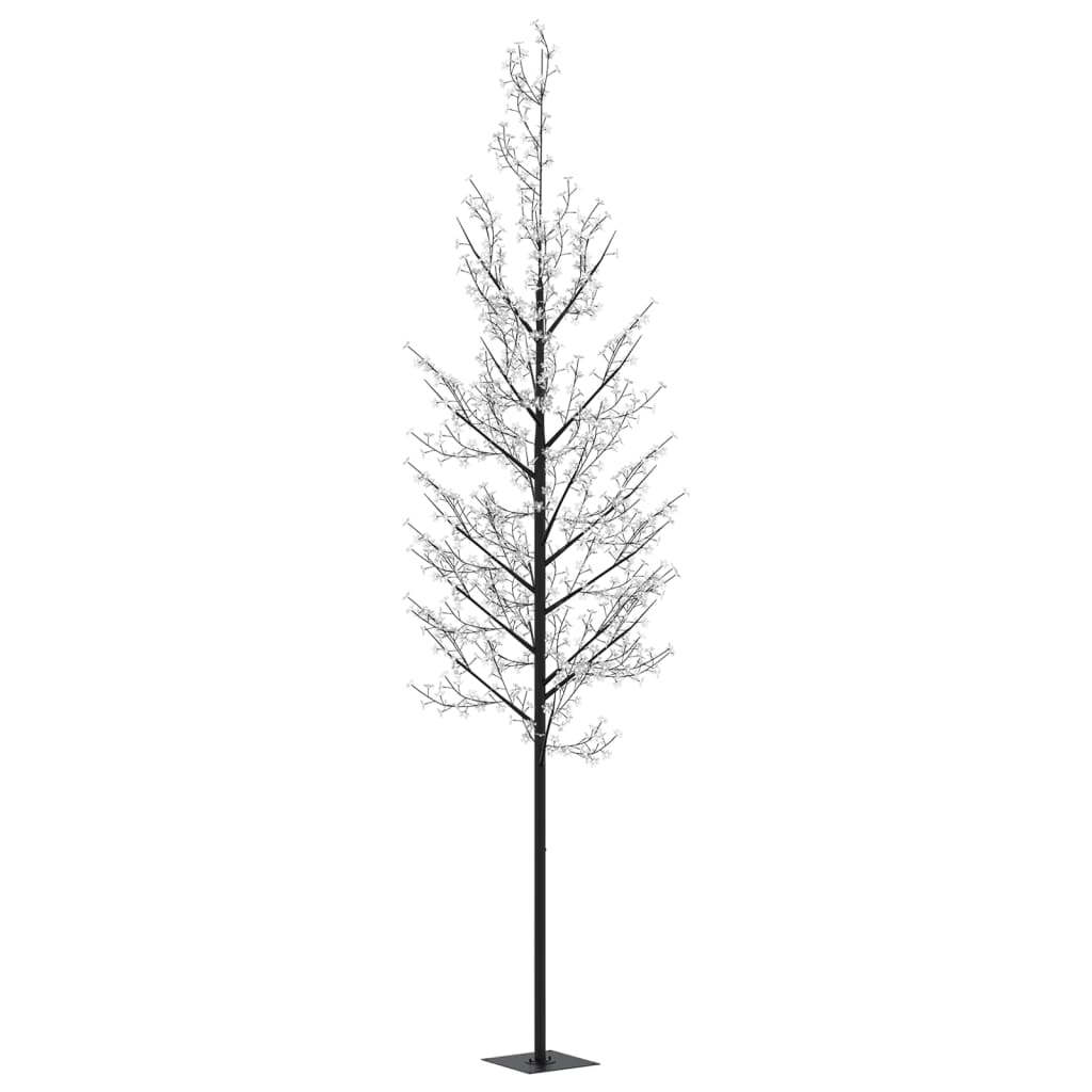 Sapin de noël 1200 led colorées cerisier en fleurs 400 cm