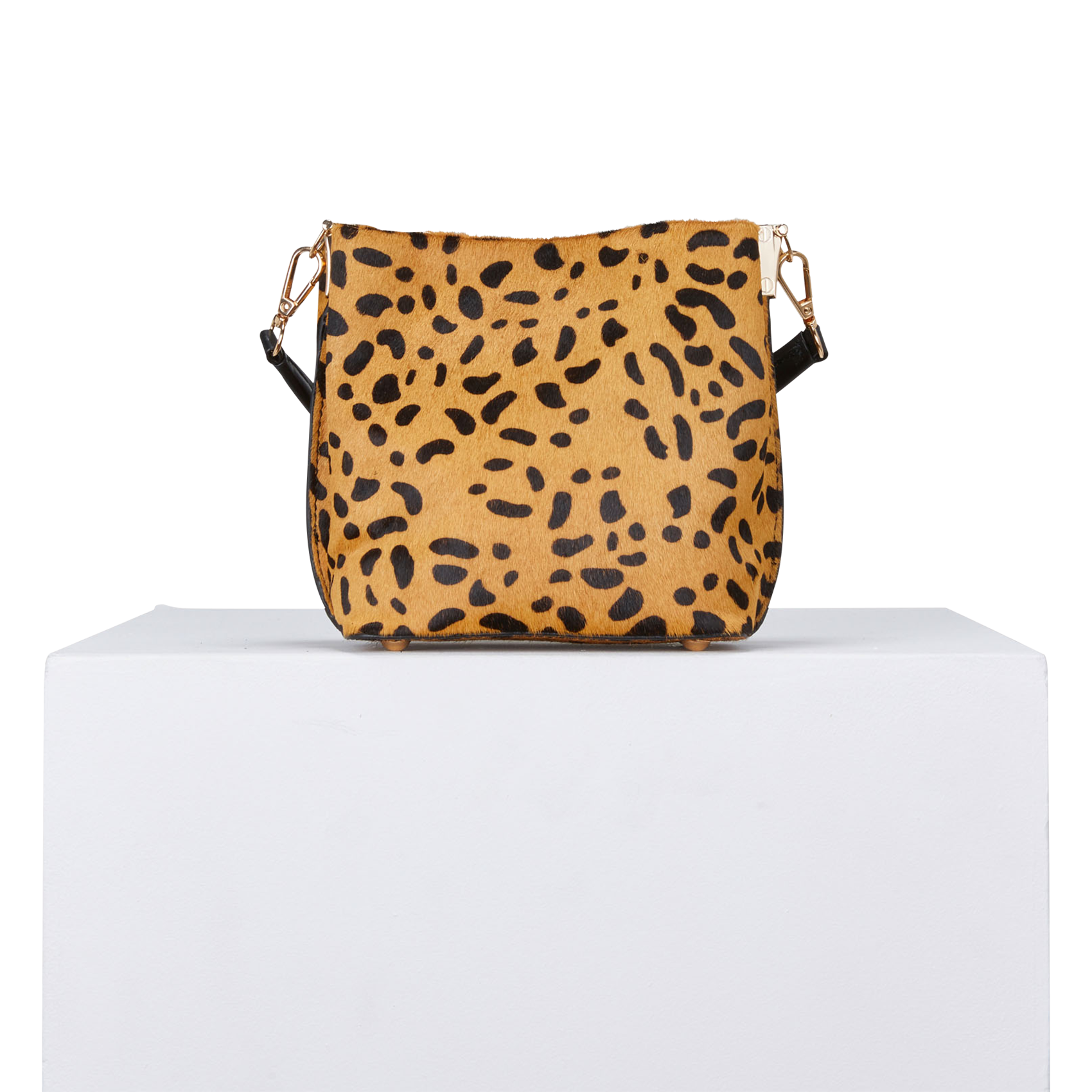 AUREL - Sac seau en cuir poulain imprimé | Multicolore