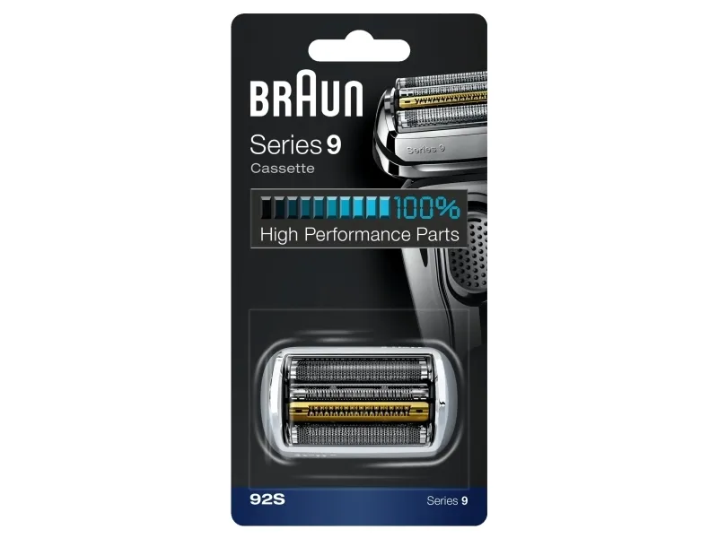 Braun Folia i Blok 92S Silver Series9 cassette (604292) - (S- Silver)