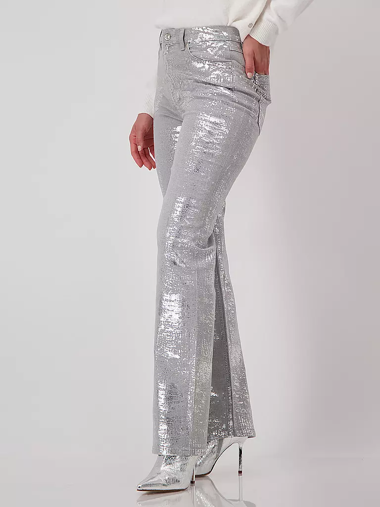 MONARI Marlenehose silber