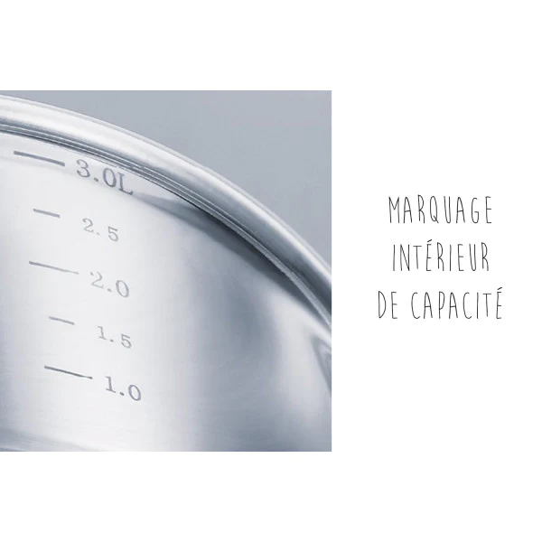 Faitout en inox Chef 18 cm Beka