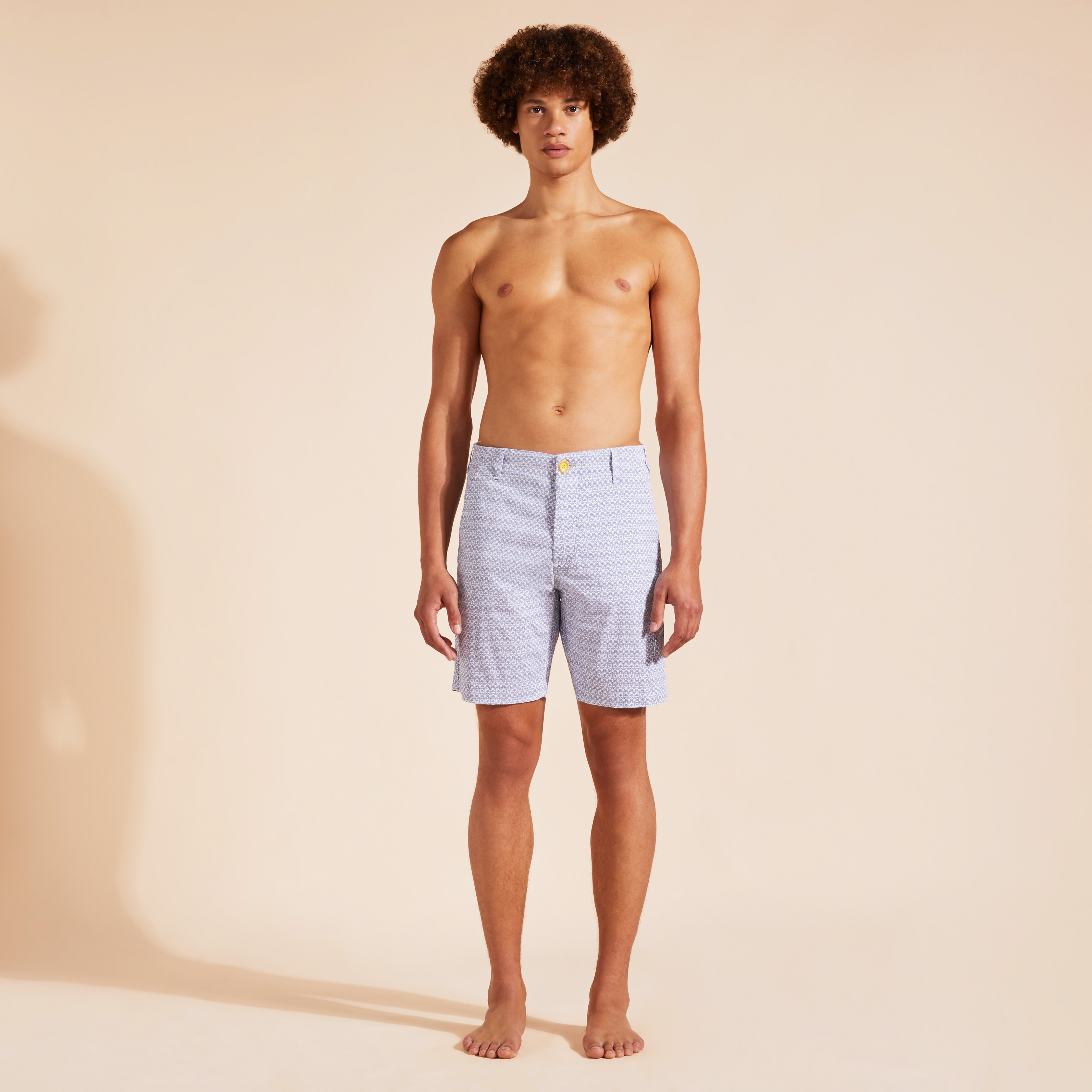 Bermuda en Coton Homme Micro Starlettes