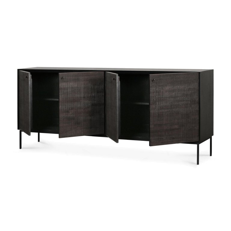 Ethnicraft Grooves dressoir 202x45