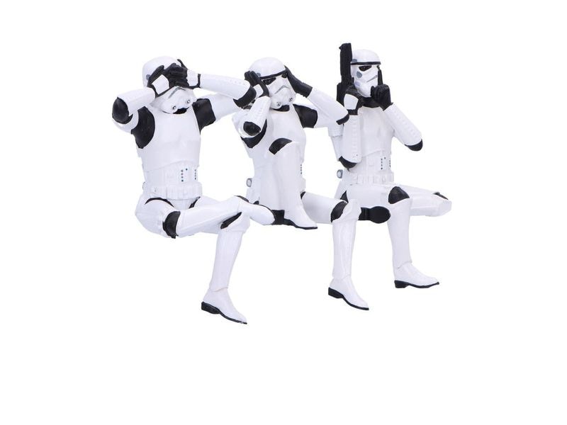 Nemesis Now Figuren Star Wars Stormtrooper Three Wise 11 cm Sturmtruppler in sitzender Pose
