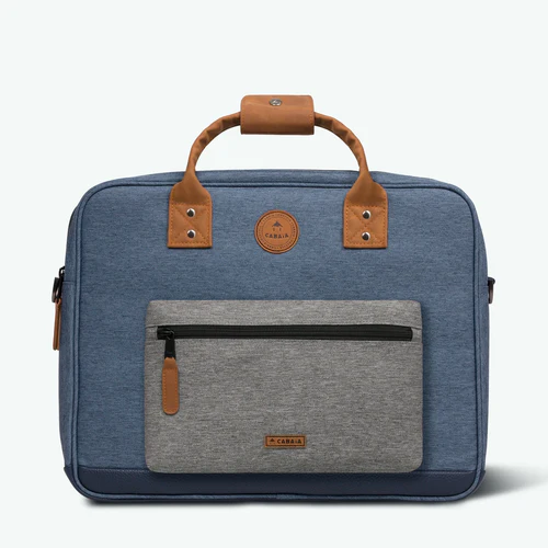 Sac ordinateur Paris bleu marine