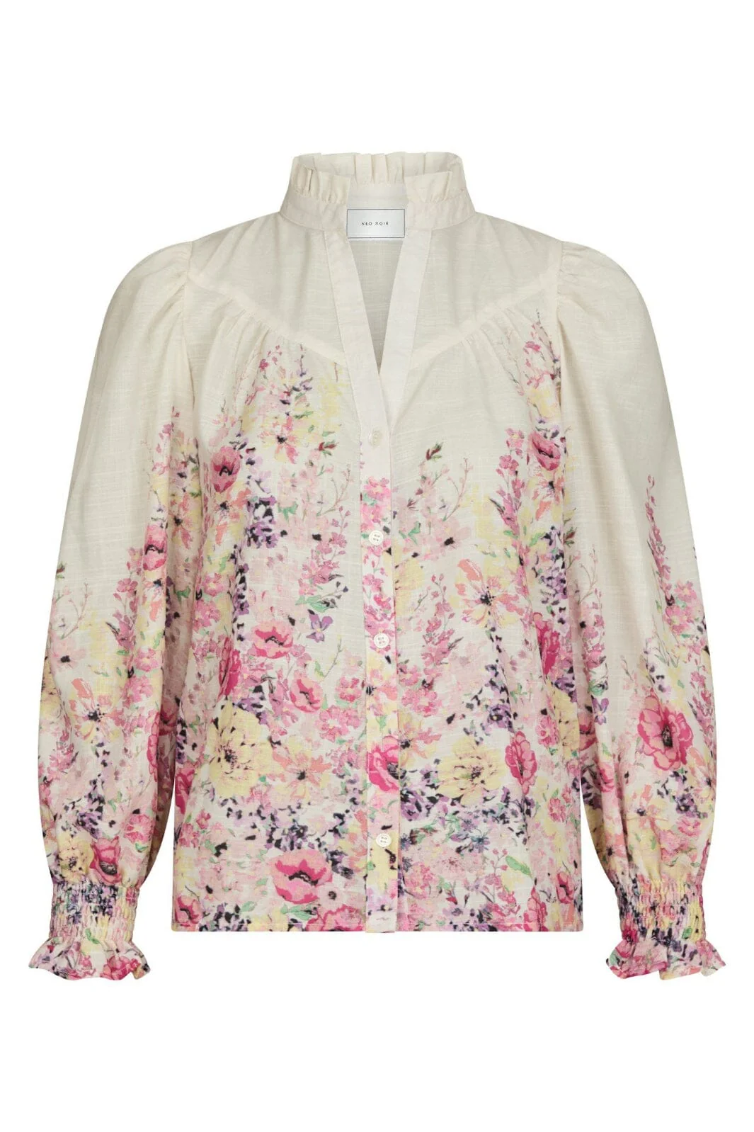 Neo Noir Calloma Flower Print Blouse 166266
