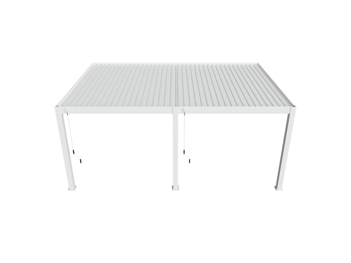 Orion Premium 400 x 600 cm muur terrasoverkapping - White