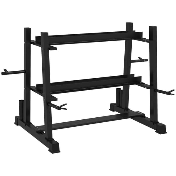 Manualstativ 3 Nivåer Opp Til 200 Kg Stål Sort 131X75X80 Cm