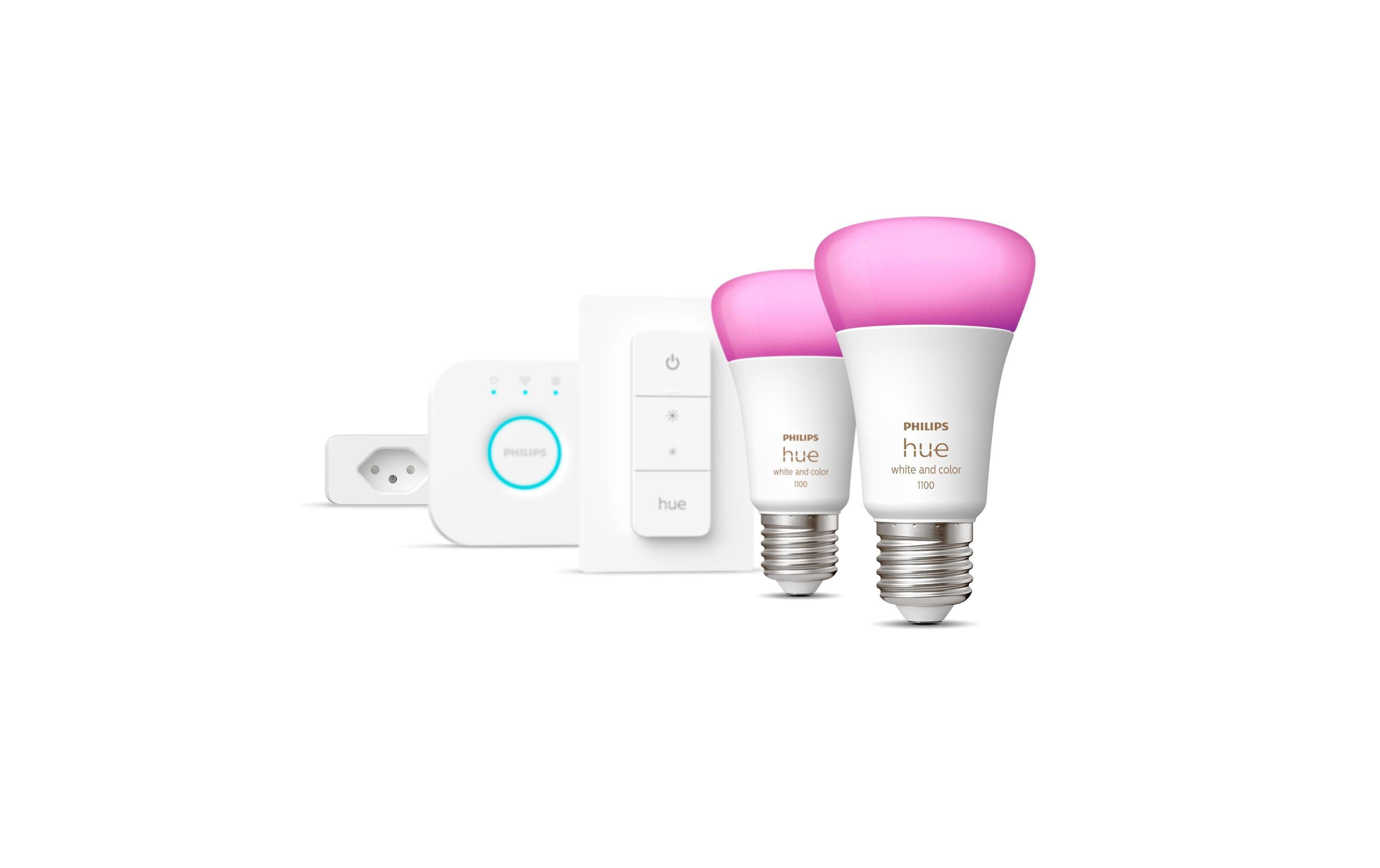 Starterset White & Color Ambiance, 2er Set inkl. Smart Plug<br>Starterset