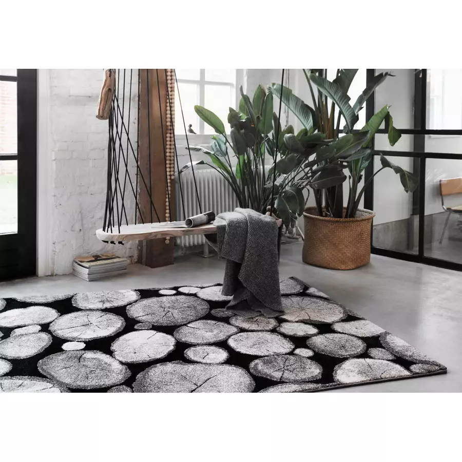 Wecon home Kurzflorteppich Logs beige