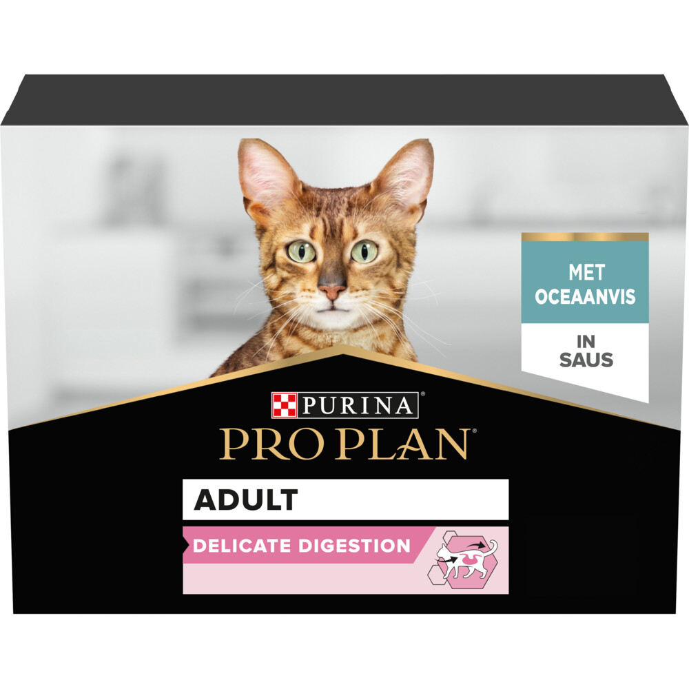 Pro Plan Delicate Nutrisavour Adult Zeevis10 x 85 gr
