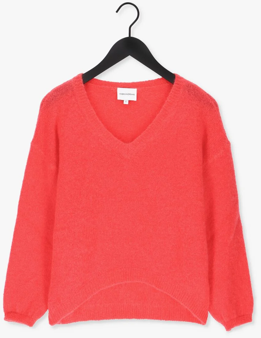 AMERICAN DREAMS koraal american dreams trui silja v neck knit
