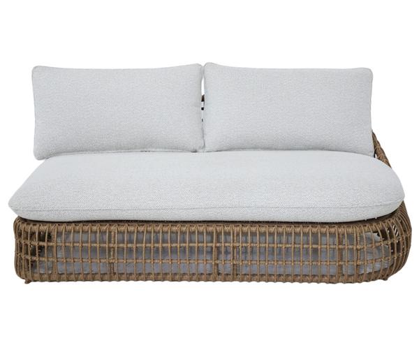 Royal Garden Geflecht-Sofa Norden, 3-teilig