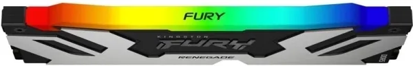 Kingston FURY Renegade RGB - DDR5 - sæt - 64 GB: 2 x 32 GB - DIMM 288-PIN - 6000 MT/s / PC5-48000 - CL32 - 1.35 V - ikke bufferet - on-die ECC - sort, sølv