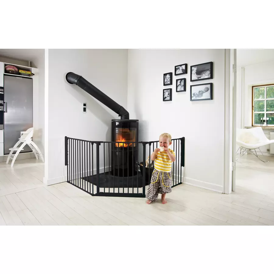 BabyDan Schutzgitter Flex L 90 - 223 cm, schwarz
