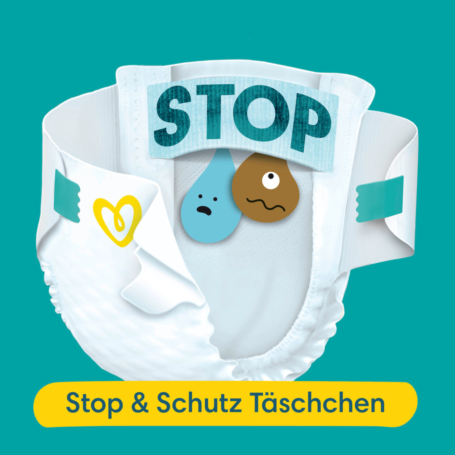 Pampers Baby-dry Grösse 5, 11-16kg, 174 Stück