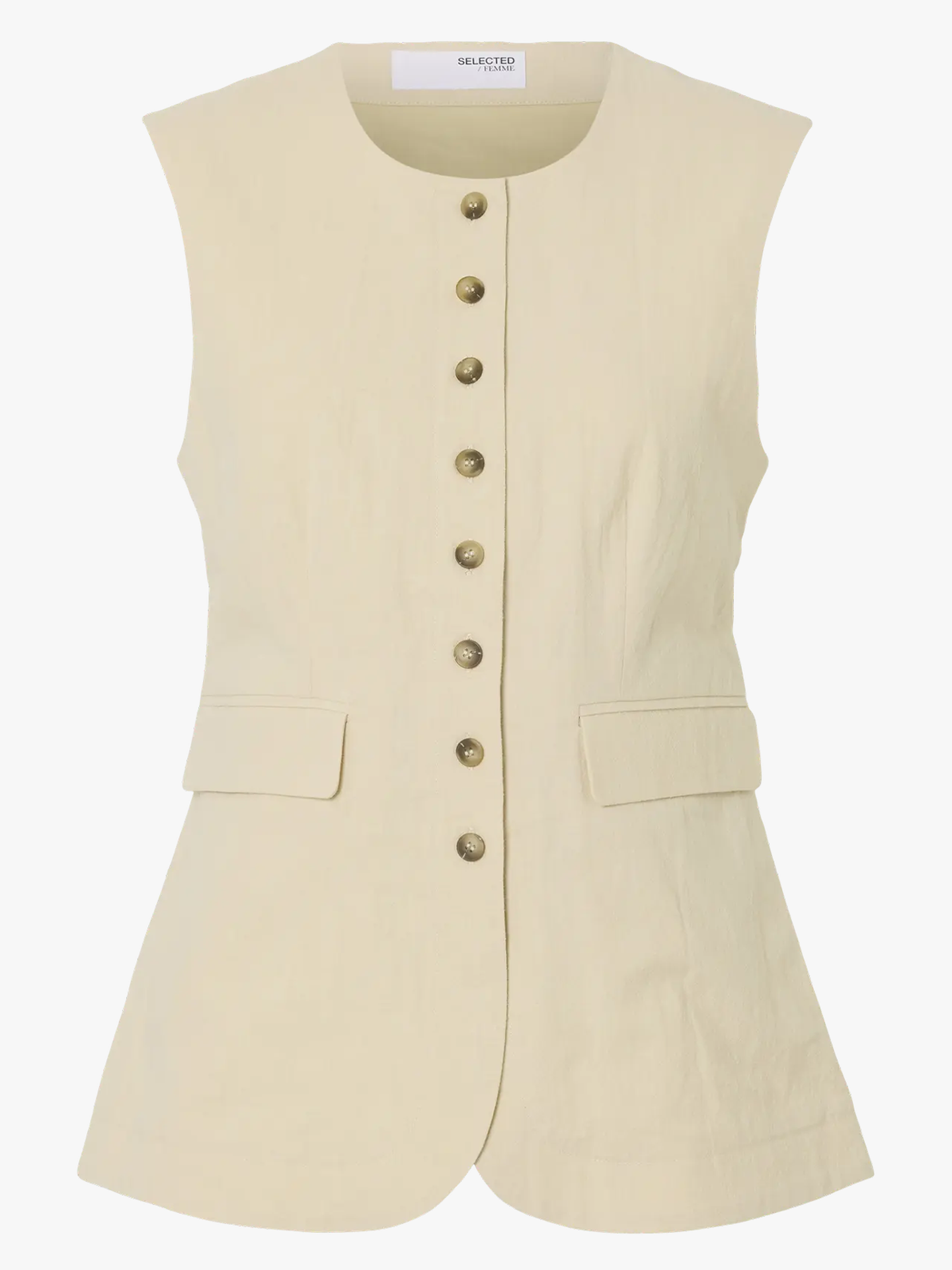 Iluna SL Buttoned Pocket Vest