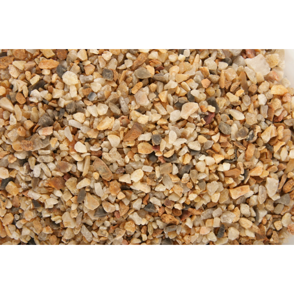 Sol décoratif aquasand quartz jaune 5kg (lot de 3)