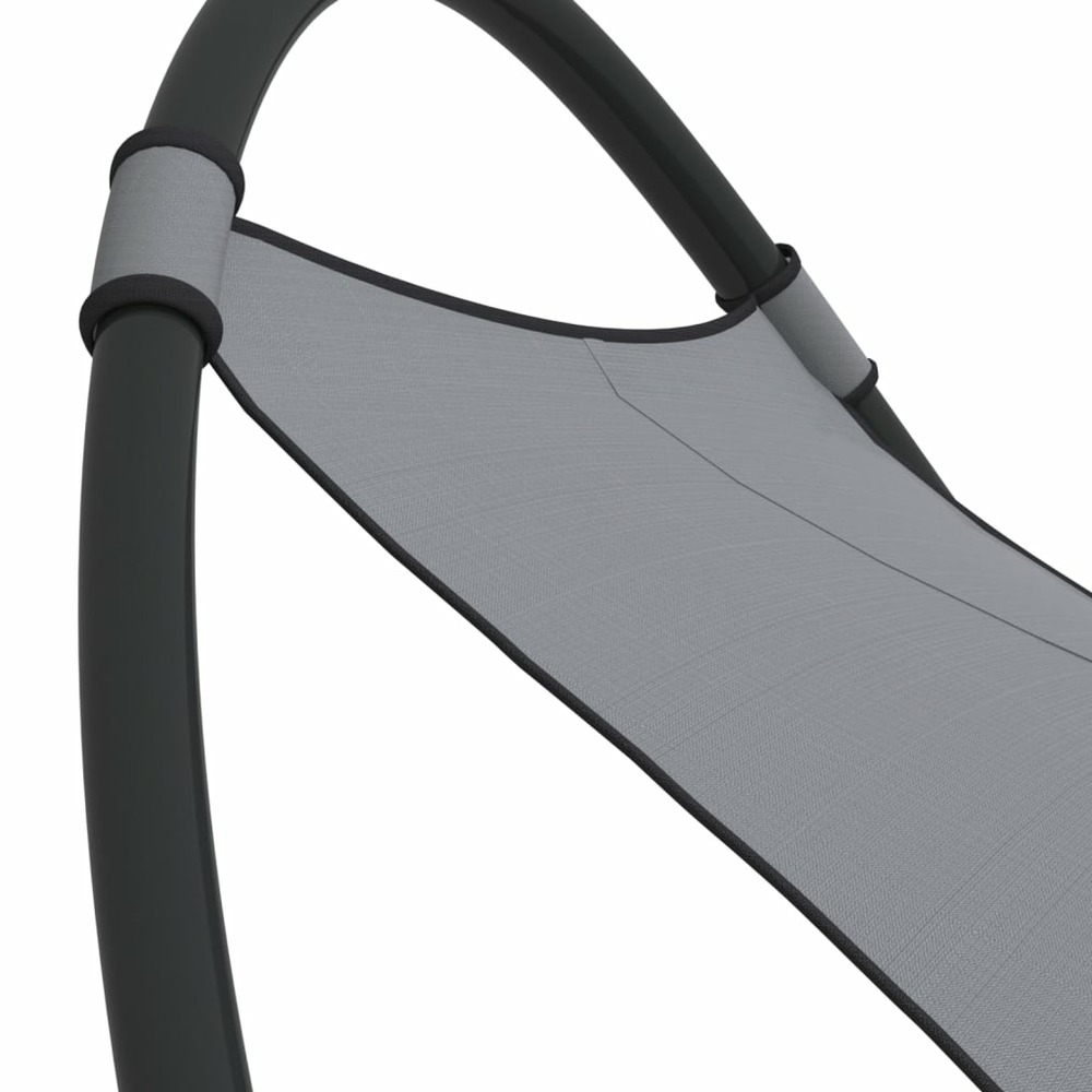 Transat design chaise longue bain de soleil lit de jardin terrasse meuble d'extérieur à bascule avec roues acier et textilène
