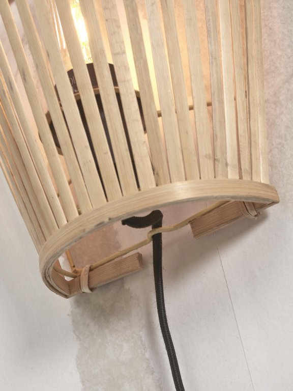 Good&Mojo Merapi wandlamp naturel
