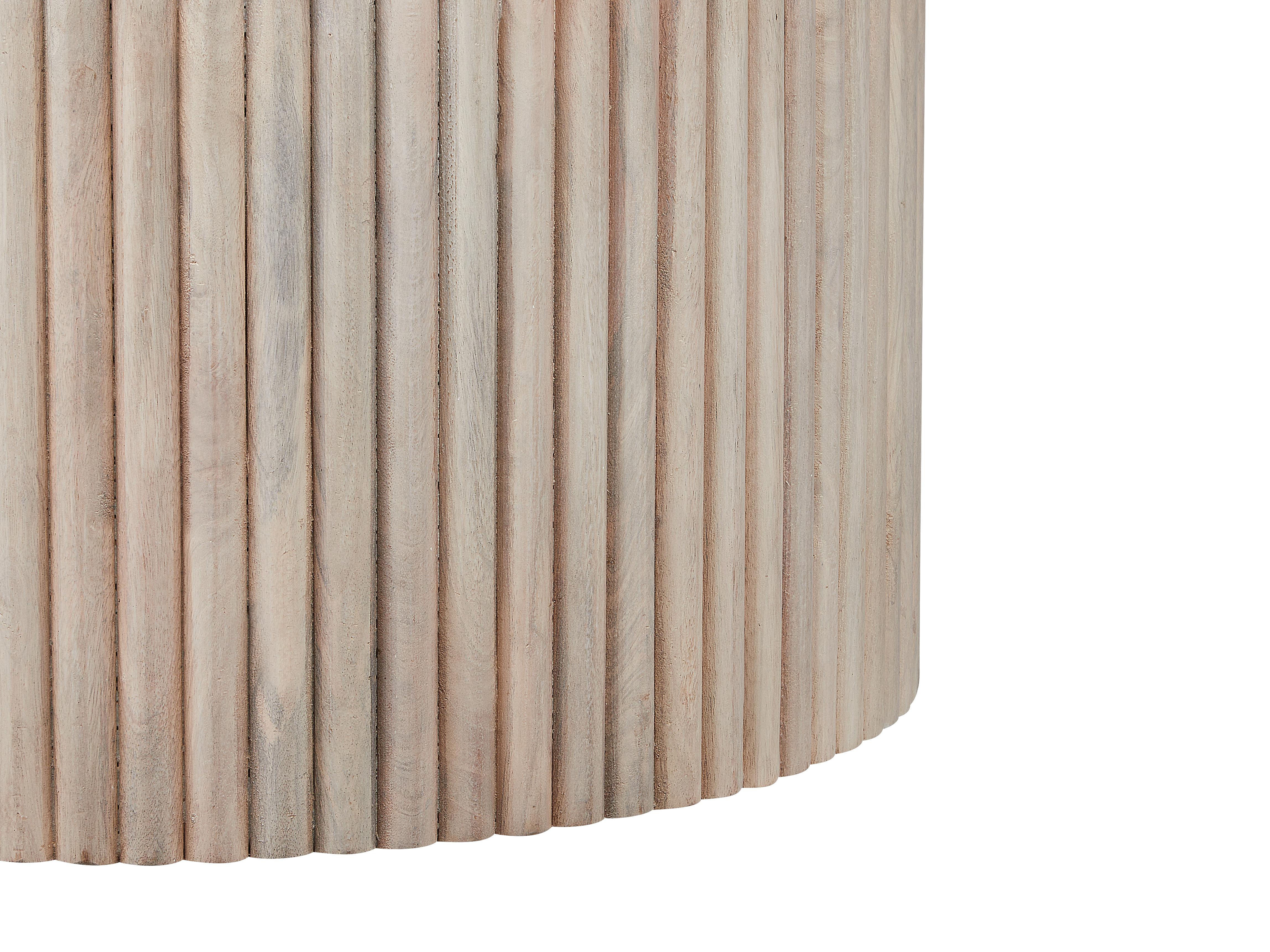 Salontafel KIRKWOOD Mangohout Lichtbruin met opbergruimte