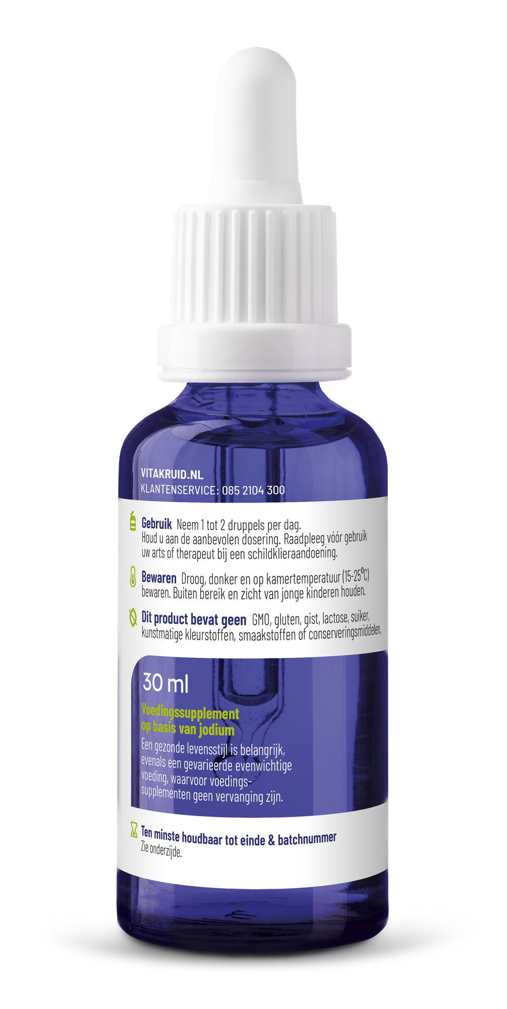 Vitakruid Jodium Nascent (Natriumjodide) Druppels Vloeibaar (30 ml)