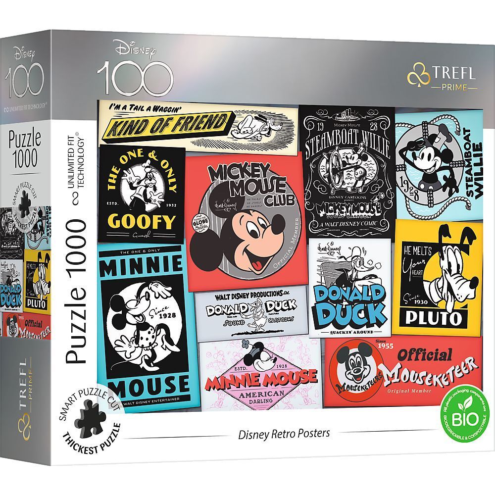 UFT Puzzle 1000 -  100 Jahre Retro Poster