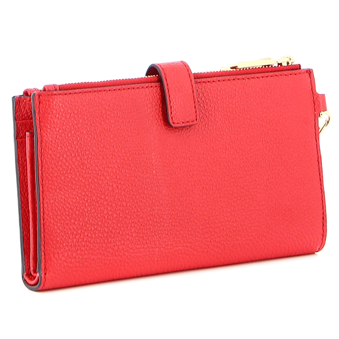 Michael Kors Portefeuille en Cuir Jet Set Travel M  rouge - 13.5x9 cm