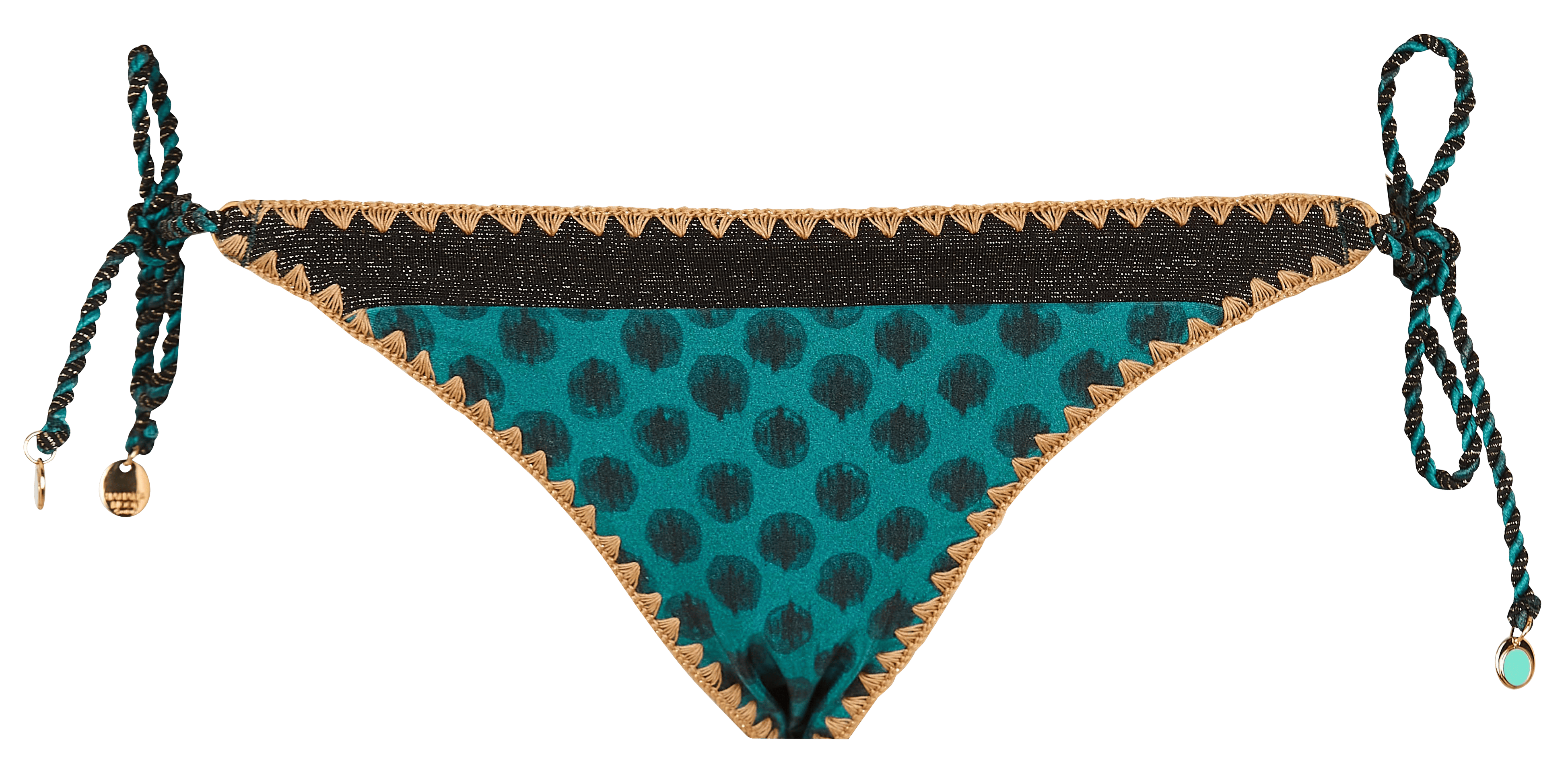 BLIKA TALANGA - Culotte de maillot de bain échancrée| Vert