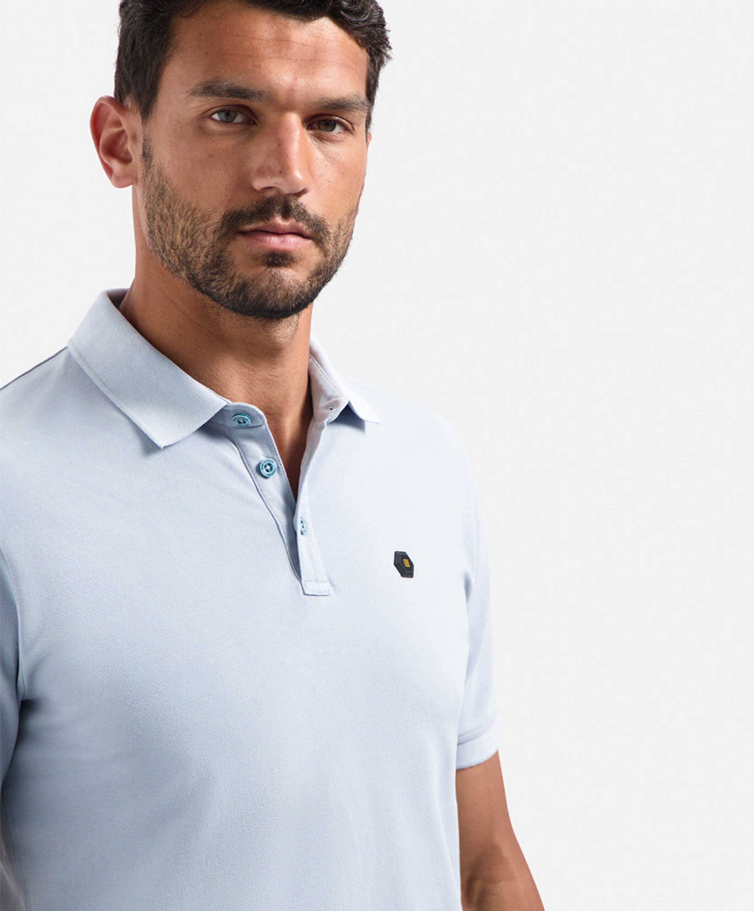 No Excess Heren polo blauw