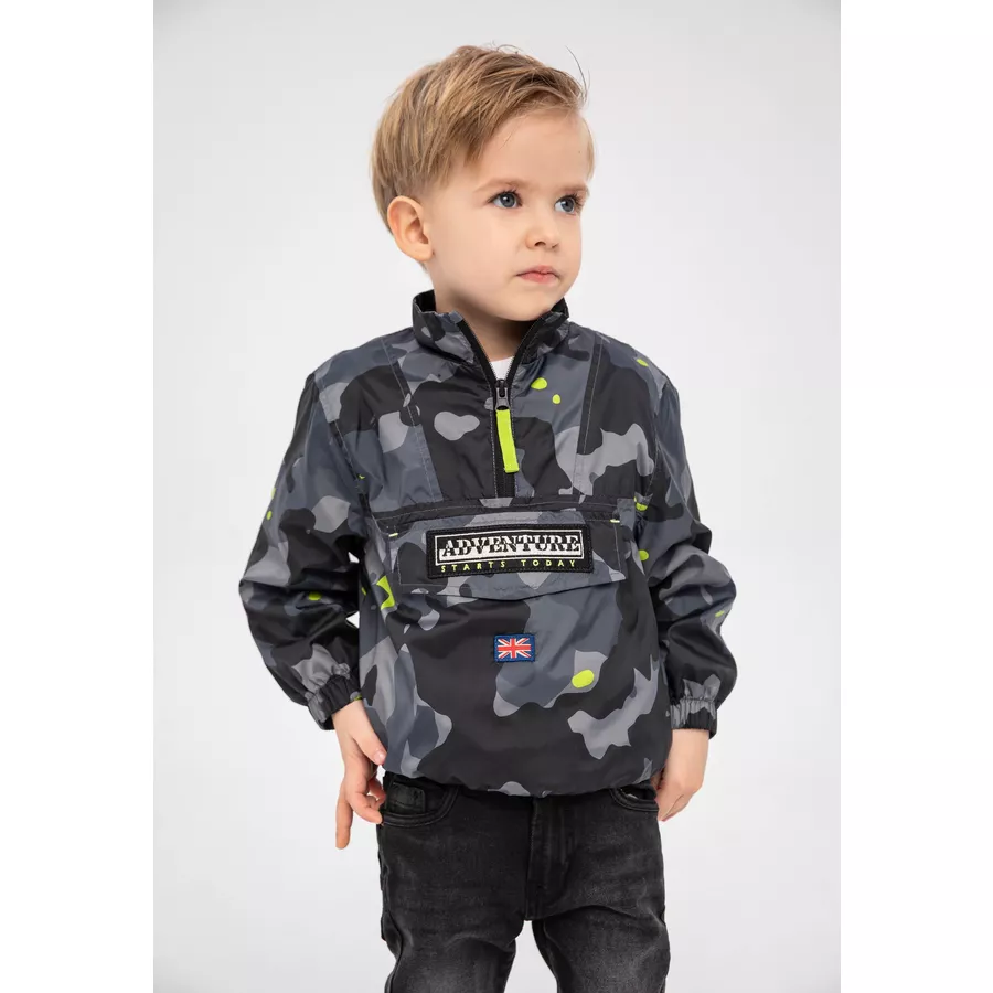 MINOTI Windbreaker SchwarzGrau