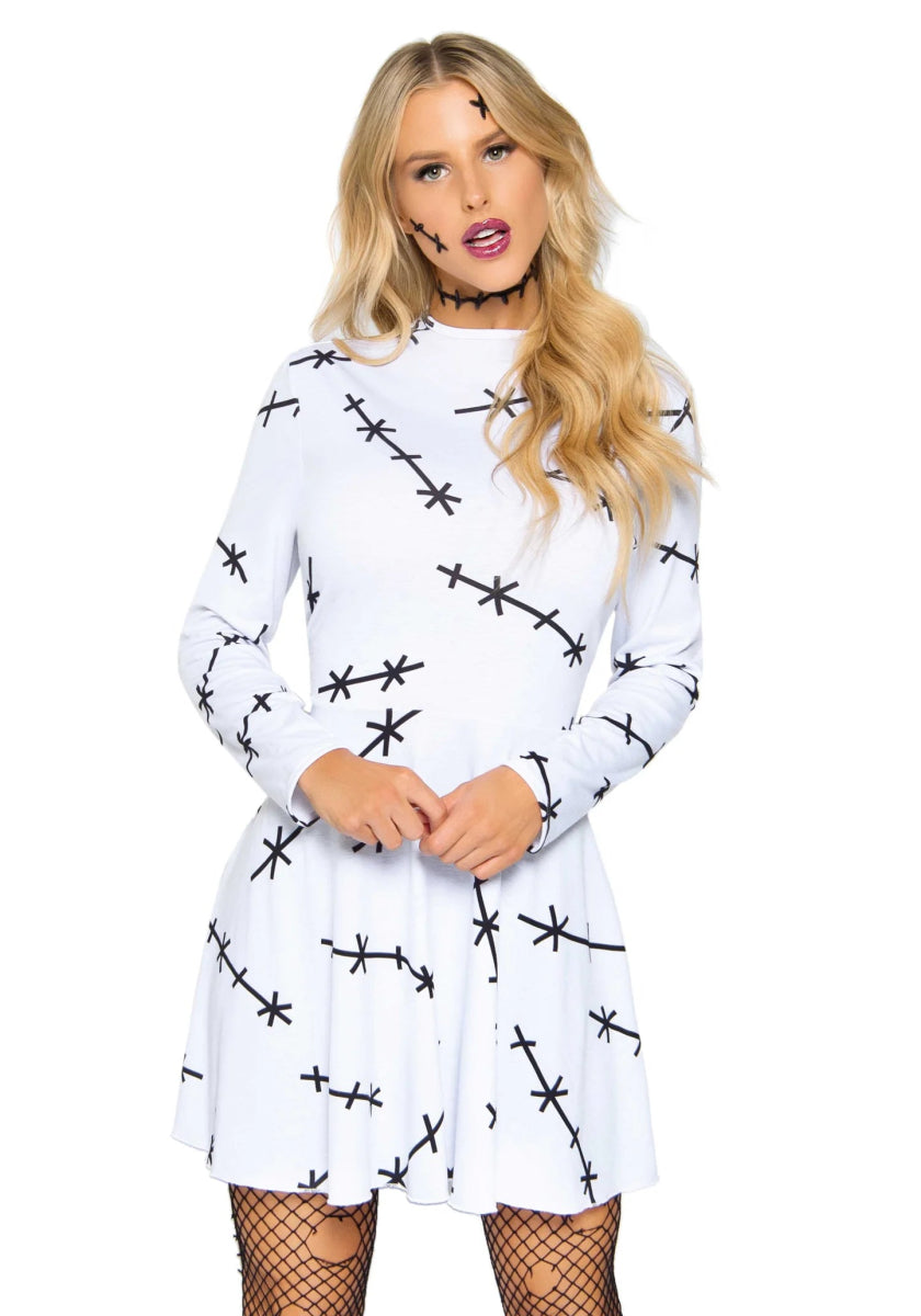 Halloween Jurk Dames Jersey Stitch Leg Avenue