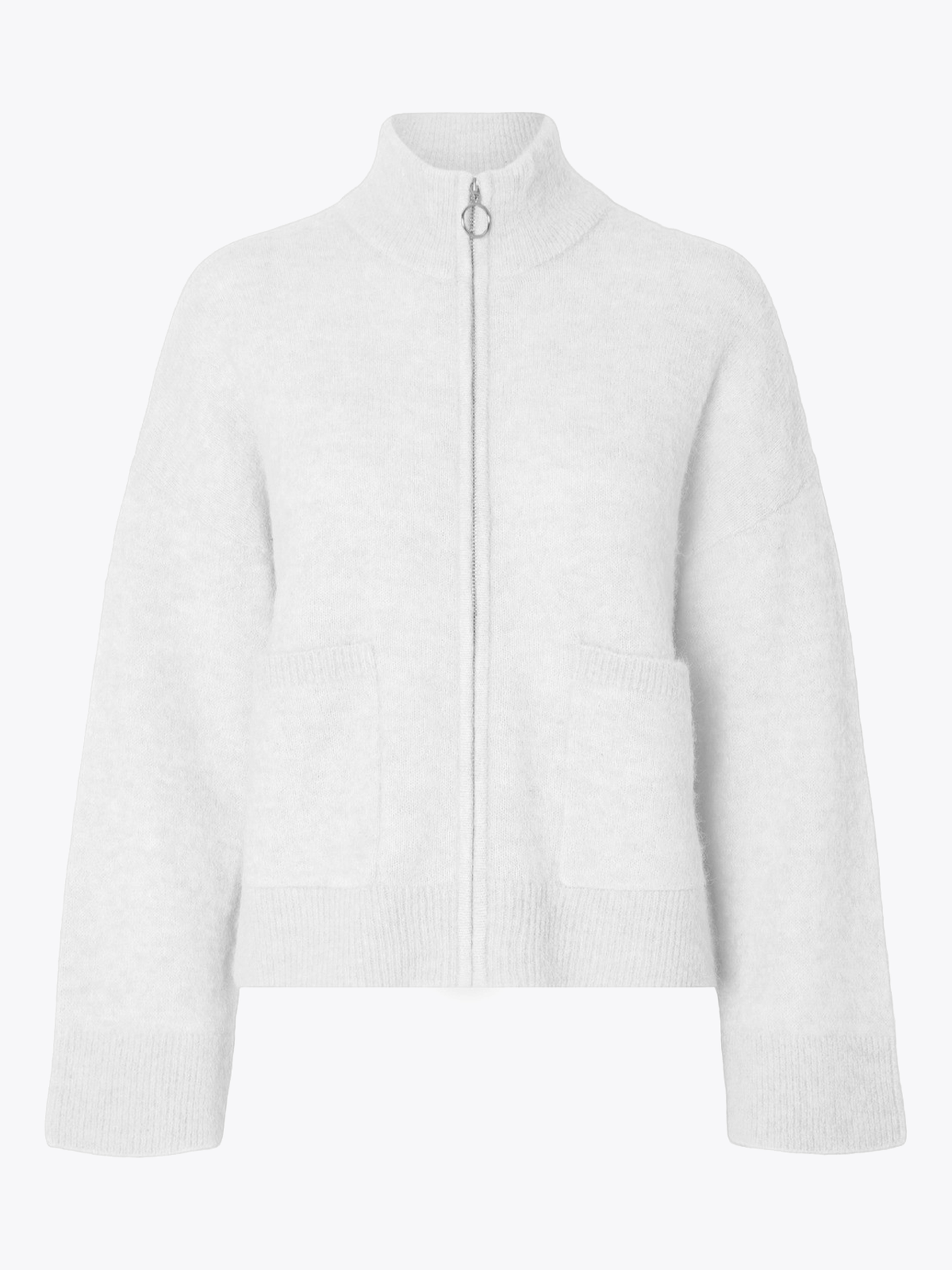 Sia Long Sleeve Knit Zipper Cardigan