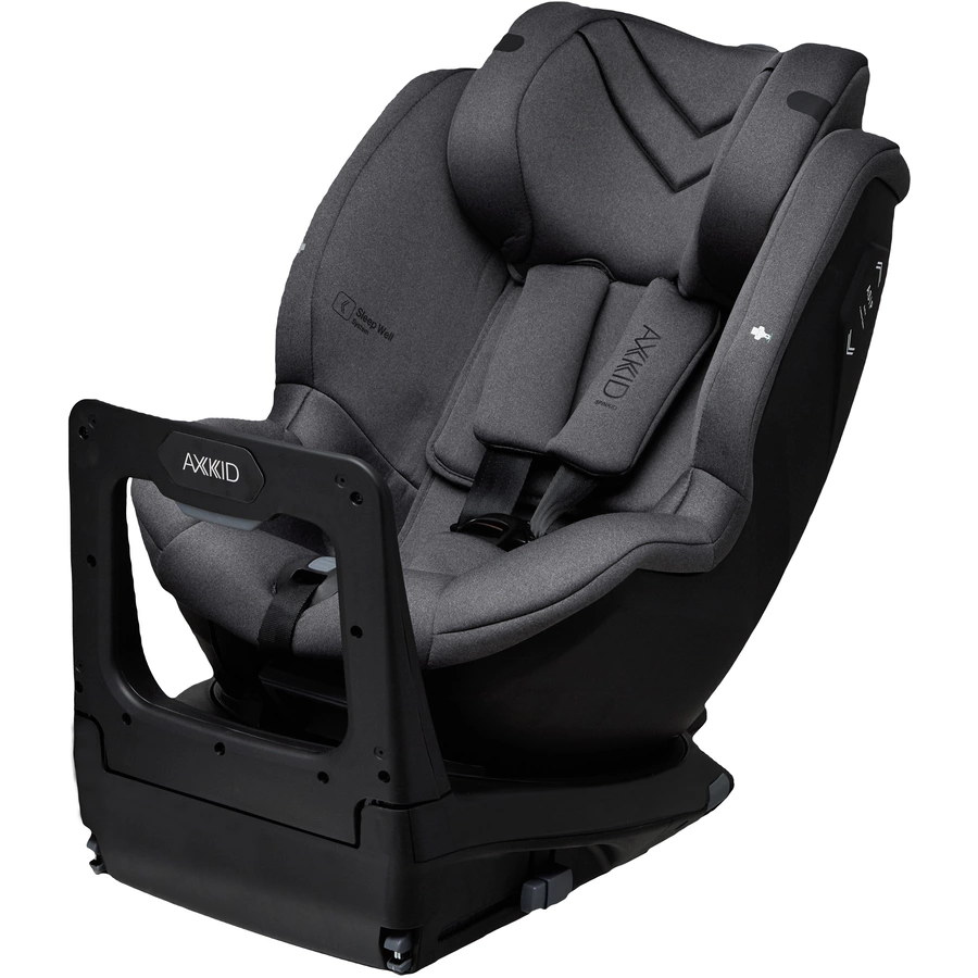 AXKID Kindersitz Spinkid i-Size Granit Melange