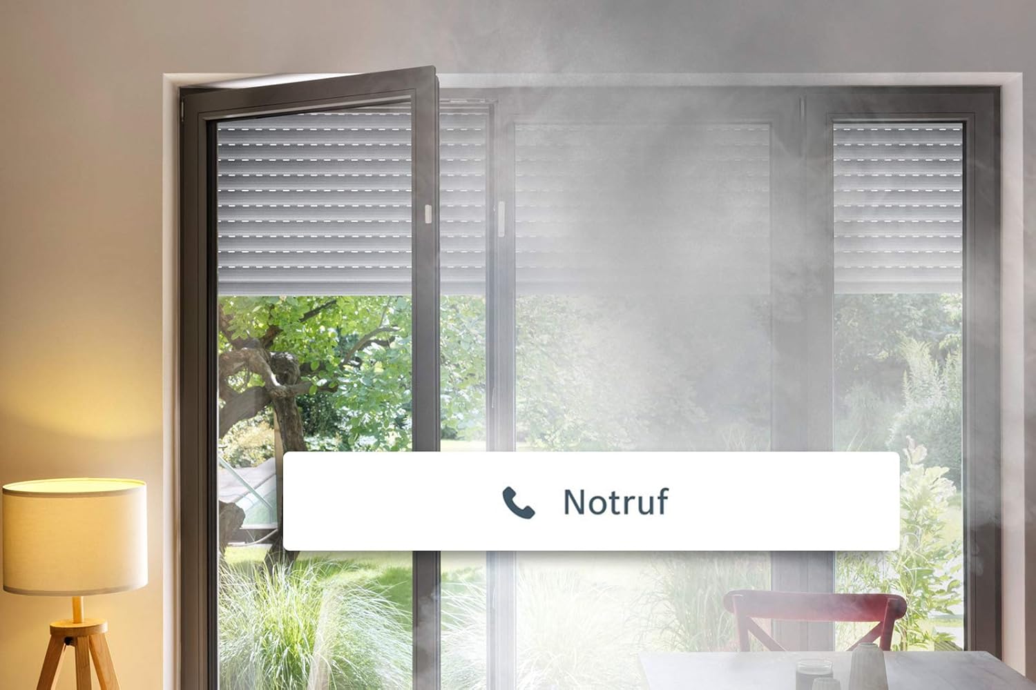 Bosch Smart Home Rauchmelder Twinguard mit Luftqualitätsmessung und App-Funktion, kompatibel mit Apple Homekit