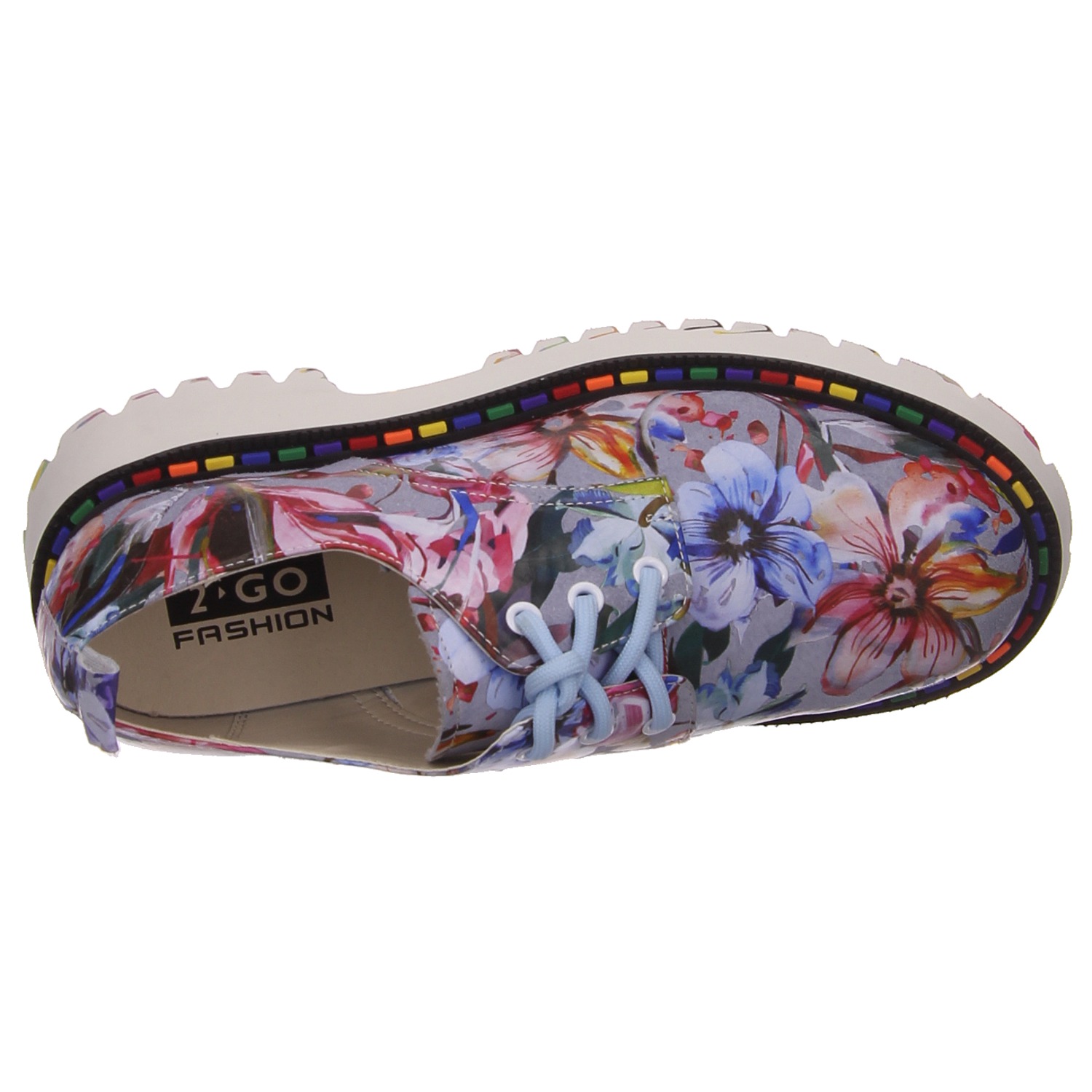 2 Go Schnürhalbschuh multi multi